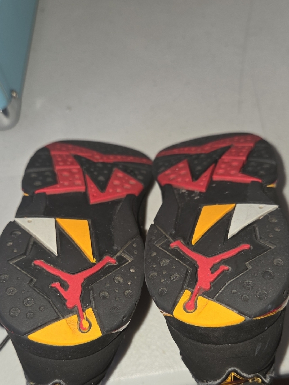 Nike Air Jordan 7 Retro TD Citrus Toddler Baby Size 10C - Picture 9 of 10